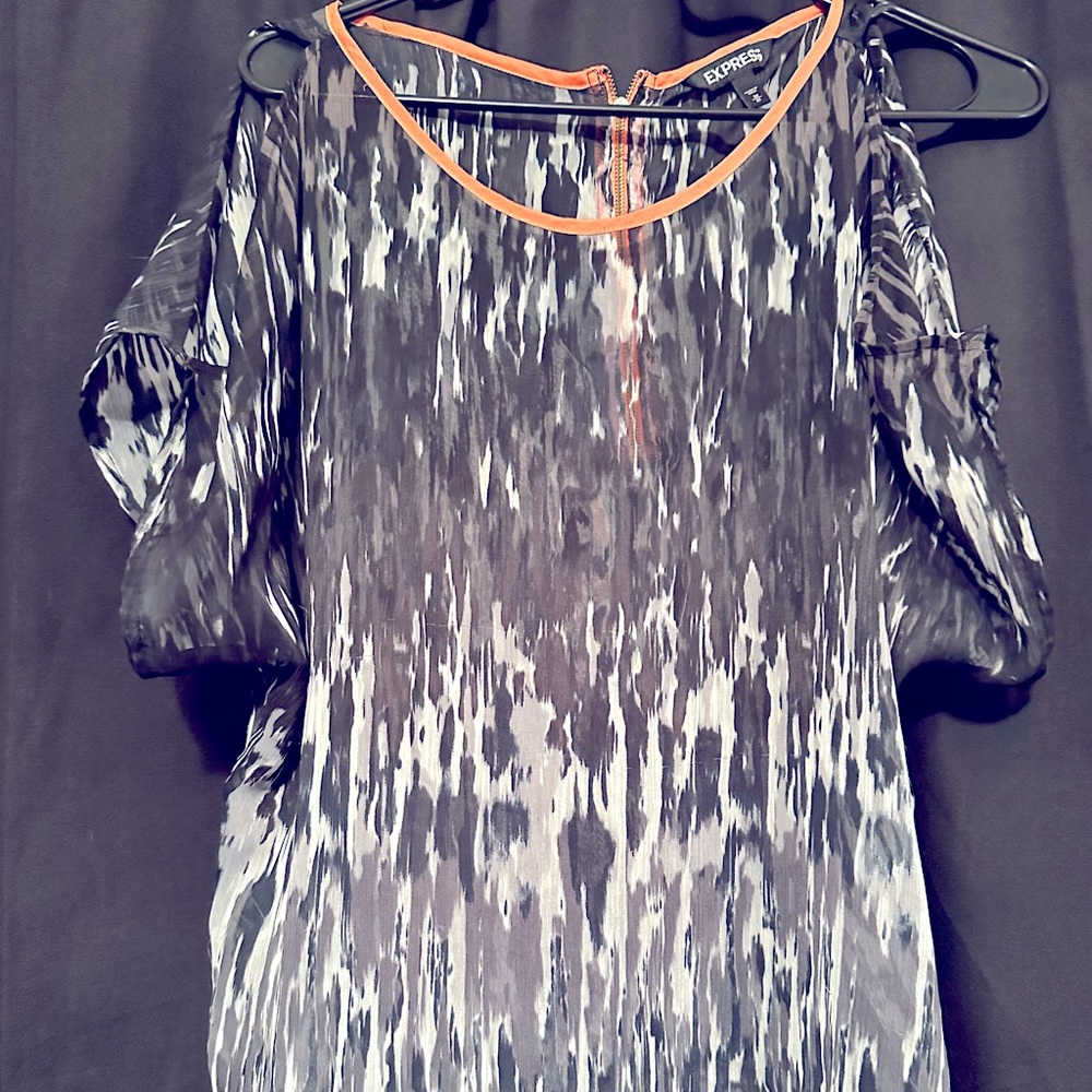 Cute cold shoulder top